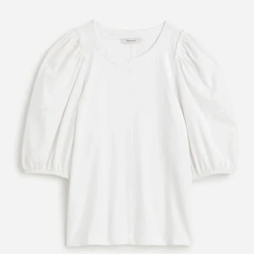 Madewell white puff